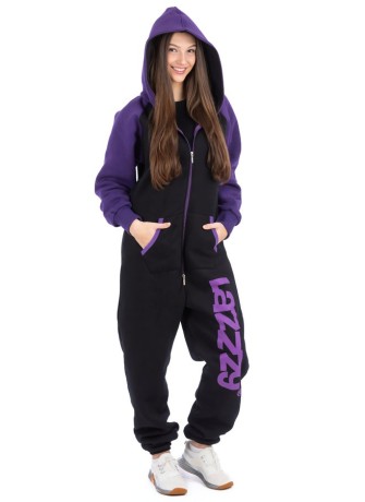 Black Purple - DUO - Lazzzy® Combinaison Premium