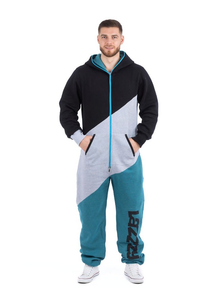 Black Turquoise - TRIO - Lazzzy® Premium Jumpsuit
