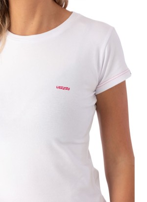 Damen Weißes T-Shirt – Lazzzy® ESSENTIALS
