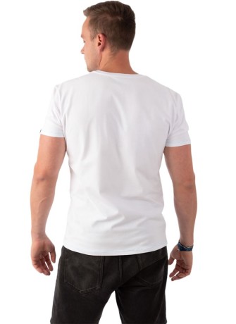 Heren Wit T-shirt – Lazzzy® ESSENTIALS
