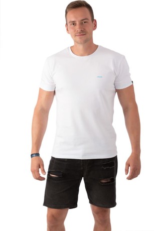 Heren Wit T-shirt – Lazzzy® ESSENTIALS