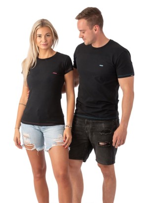 Černé pánské tričko Lazzzy®  – Essentials styl pro kluky