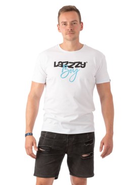 "Lazzzy Boy" White Lazzzy® VIBES Dámske Bielé Tričko