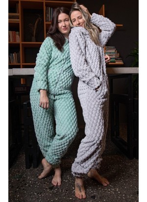 Petrol Green - FLUFFY TEDDY - Lazzzy® Premium Jumpsuit