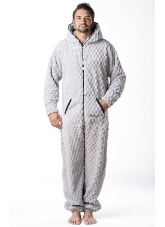 Grey - FLUFFY TEDDY - Lazzzy® Premium Overall