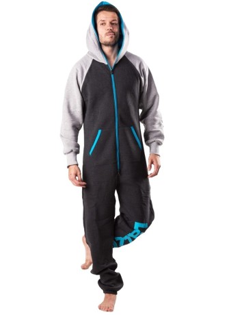 Metal Grey Turquoise - DUO - Lazzzy® Kombinezon Premium