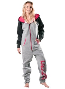 Metal Grey Pink - DUO - Lazzzy® Premium Onesie