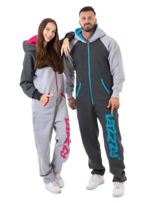 Metal Grey Pink - DUO - Lazzzy® Prémiové overaly
