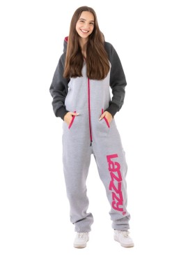 Metal Grey Pink - DUO - Lazzzy® Kombinezon Premium