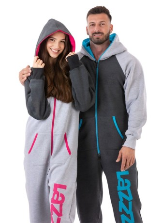 Metal Grey Pink - DUO - Lazzzy® Prémiové overaly