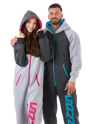 Metal Grey Pink - DUO - Lazzzy® Combinaison Premium
