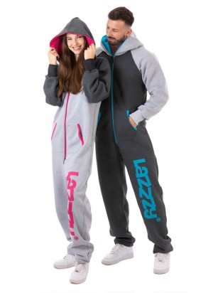 Metal Grey Turquoise - DUO - Lazzzy® Premium Overall