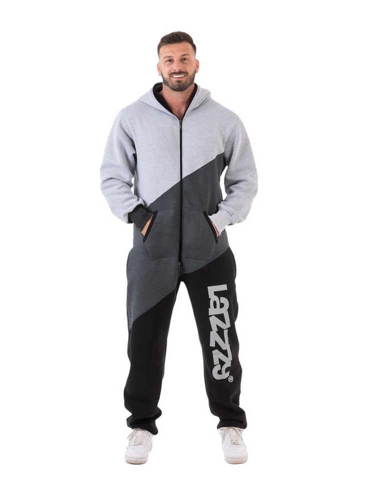 Grey Black - TRIO - Lazzzy® Prémiový Overal