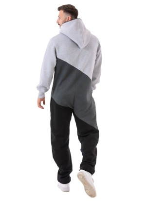 Grey Black - TRIO - Lazzzy® Prémiový Overal