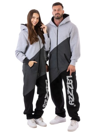 Grey Black - TRIO - Lazzzy® Prémiový Overal