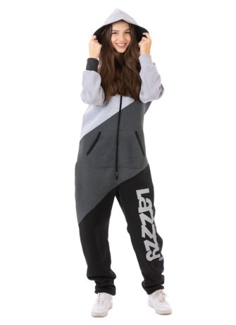 Grey Black - TRIO - Lazzzy® Combinaison Premium