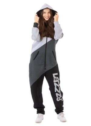 Grey Black - TRIO - Lazzzy® Prémiový Overal