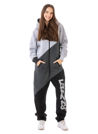 Grey Black - TRIO - Lazzzy® Combinaison Premium