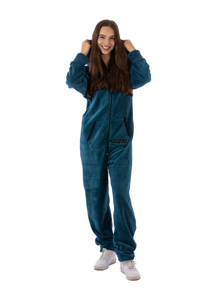 Petrol Blue - TEDDY - Lazzzy® Combinaison Premium