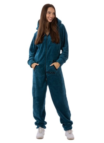 Petrol Blue - TEDDY - Lazzzy® Combinaison Premium