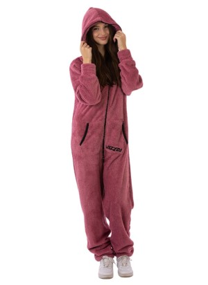 Dusty Rose - TEDDY - Lazzzy® Premium Onesie