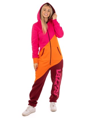 Femme avec capuche portée – Sunset Flame TRIO Lazzzy®