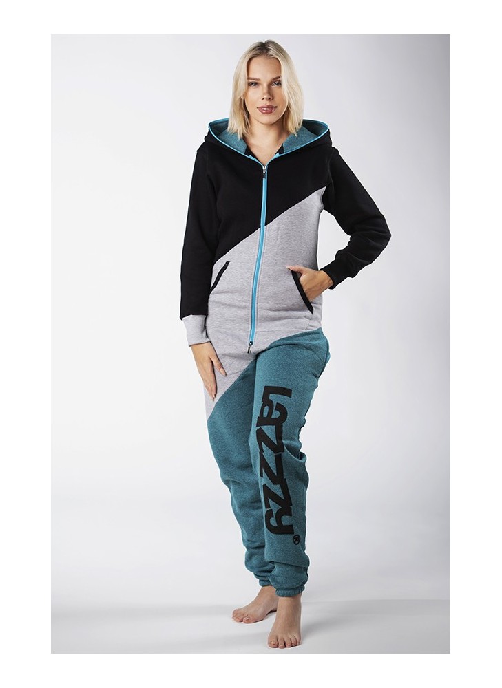 Black Turquoise - TRIO - Lazzzy® Premium Jumpsuit Black Turquoise - TRIO - Lazzzy® Premium Jumpsuit
