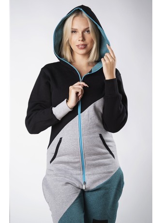 Black Turquoise - TRIO - Lazzzy® Premium Jumpsuit