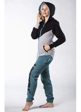 Black Turquoise - TRIO - Lazzzy® Premium Jumpsuit